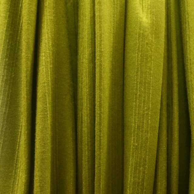 Acid Green 70's Poly Self Woven Stripe