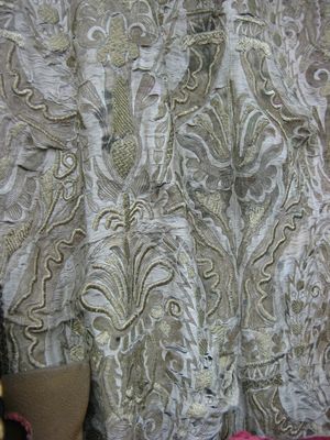 Heavy Gilt Embroidered Panel