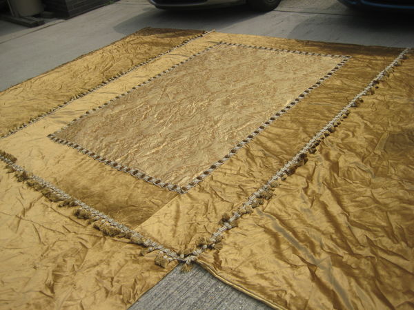 Gold Velvet Bedcover